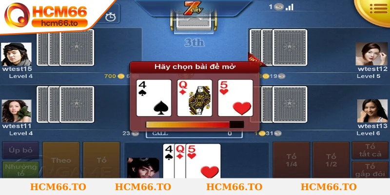 Xì Tố cho bạn tận hưởng những khoảnh khắc hồi hộp khi đặt cược