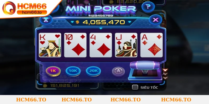 Mini Poker - Trải Nghiệm Giải Trí Hấp Dẫn Số 1 Hiện Nay 2 Trò chơi nổi bật với tính minh bạch và kết quả công khai