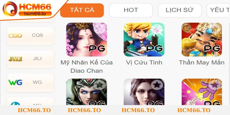 PG Soft được biết đến với các trò chơi slot sáng tạo