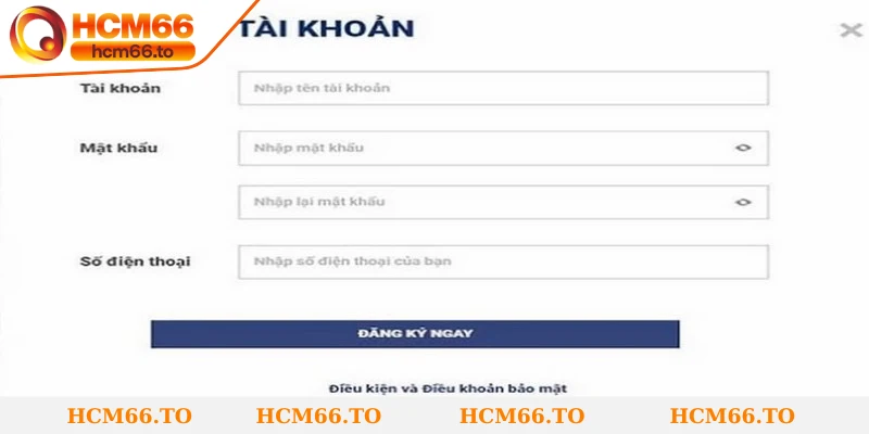 Quy trình đăng ký Hcm66 chi tiết cho người mới tham gia